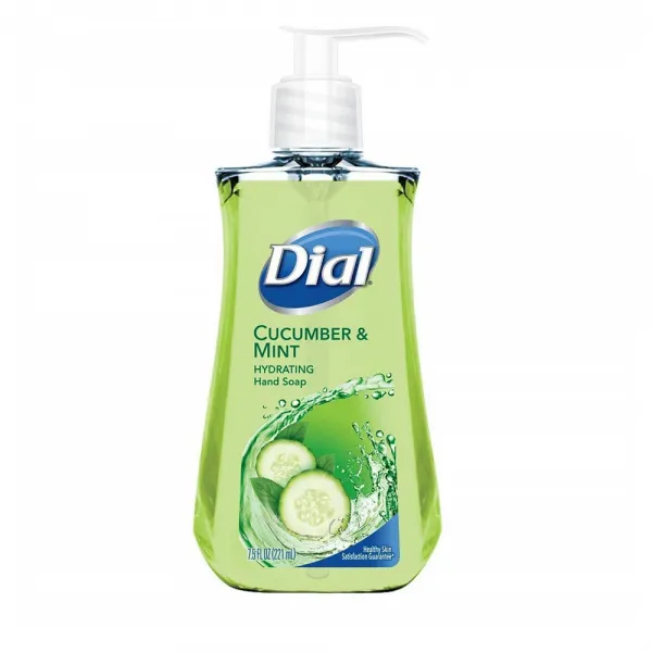 Dial Liquid Hand Soap Cucumber & Mint 다이알 핸드 소프 오이 민트 7.5oz(221ml) 4팩