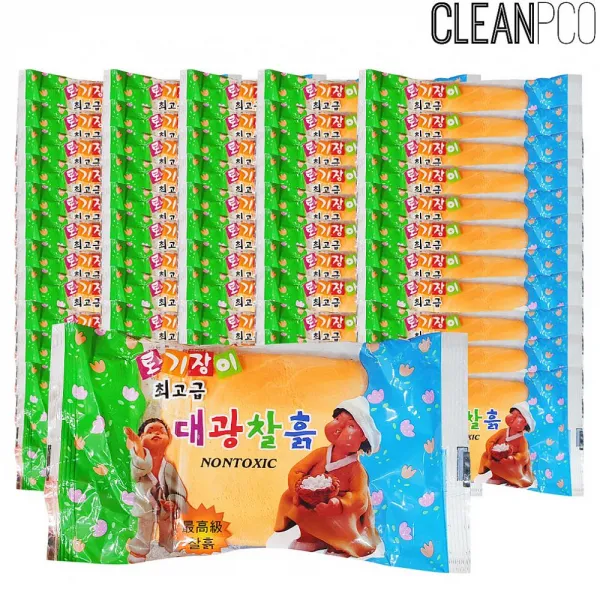 글로벌오케몰 토기장이 대광찰흙 주황색점토 50개묶음판매 지점토