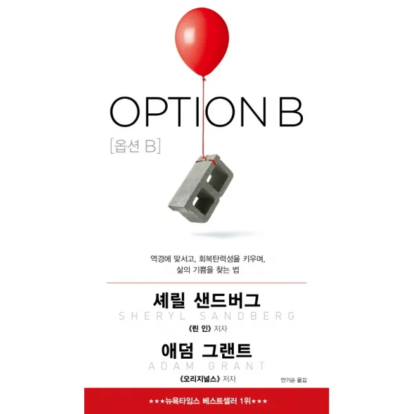 옵션 B:역경에 맞서고 회복탄력성을 키우며 삶의 기쁨을 찾는 법 와이즈베리