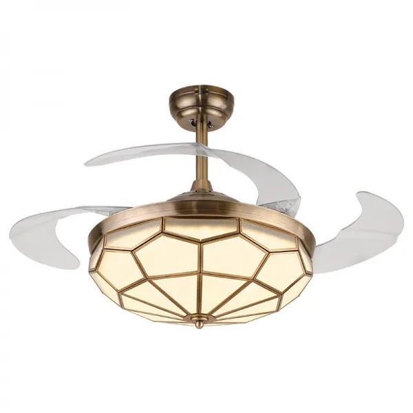 천장 선풍기 타프팬 실링팬 등 아메카지스타일 클래식 전동 식당 히든 침실 응접실이 있다 아크릴 벽 눈앞 2053794067, C타입 _42 인치 조색 컨템 원격조