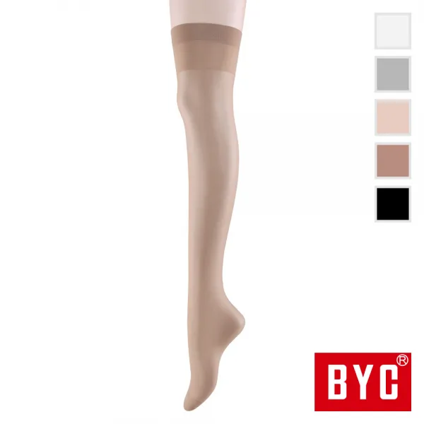 BYC 여성 15D 입체편직 투명 밴드 스타킹 5족(GFT7201) 아이앤유샵