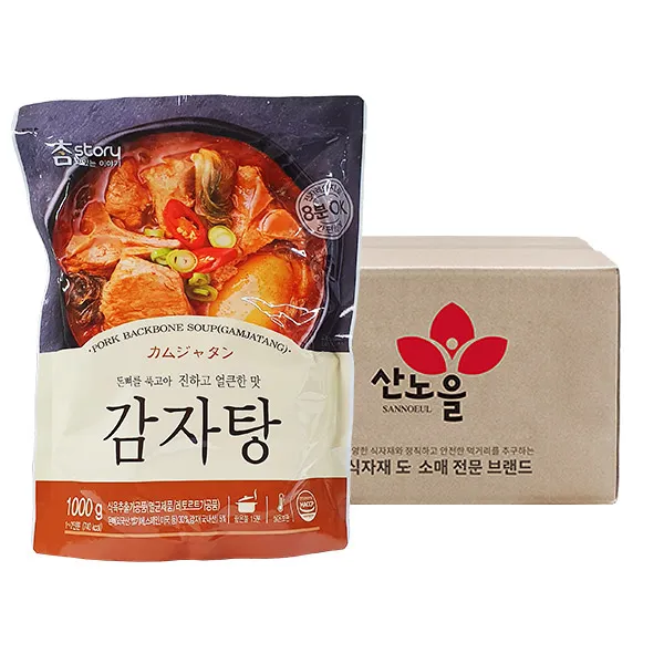 참스토리감자탕 1Box(1kgX12개), 단일상품, 1kg
