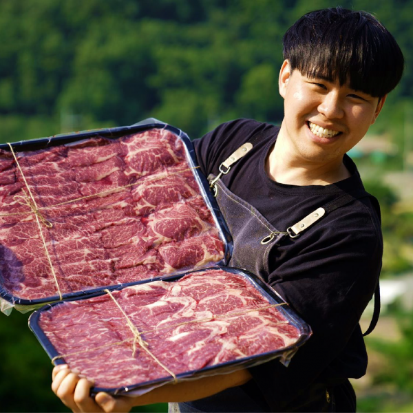 한우 1++ ( 투플러스 ) 1+1 구이용 800g 모듬 등심 살치 채끝살 앞치마살 4인분 5인분 소한판 모둠, 한우 투플러스 소 한판 셋트 800g (약 4~5인분)