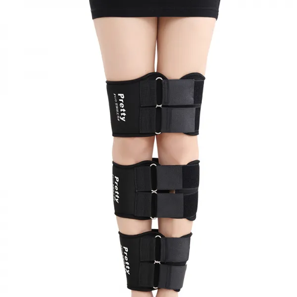 자세교정밴드 8 자형 발 안쪽에 8 개 바깥쪽에있는 어린이 보행 자세 교정기 똑 바른 다리로 비뚤어진 다리 01 쿨 블랙 3 주간 속도 보정 모델 _01 L