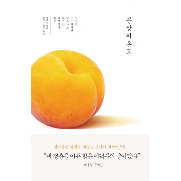 문장의 온도:지극히 소소하지만 너무나도 따스한 이덕무의 위로, 다산초당