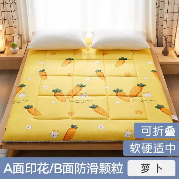 직구하리 1인침대매트 북 극융 매트리스 소프트 다다미방 전용 기숙사 싱글 09m 상하 깔다 바닥재 수면쿠션 무 퀼트 기모 ，논슬립 미끄럼방지 톨