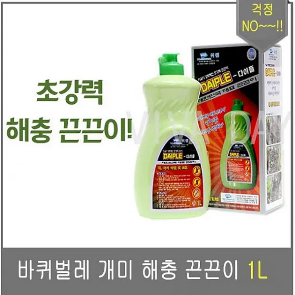 밀레마트 바퀴벌레 개미 날파리 각종 해충 끈끈이액체 1l 살충제 1
