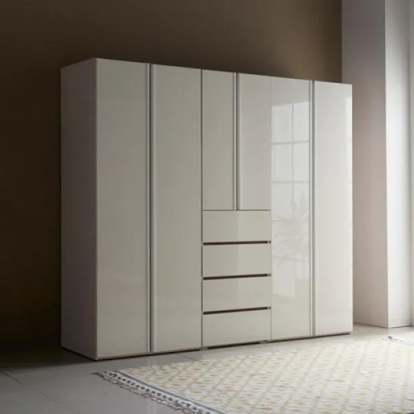  바보사랑 리온 4서랍 장롱 풀 세트 2200 화이트