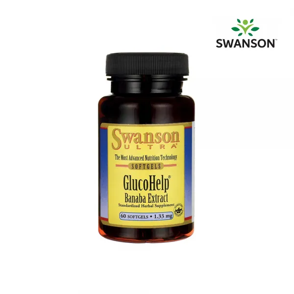 Swanson 글루코헬프 바나바 코로콜산 60정 X 2개, 단품