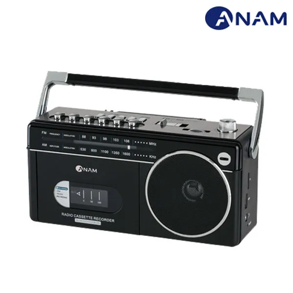 아남 블루투스 카세트 플레이어 블랙 Pa 720bt