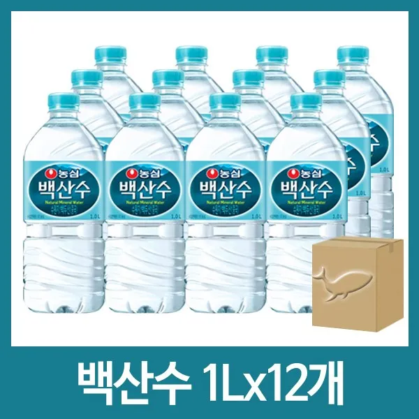 농심 백산수 1l 12개