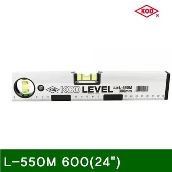 알루미늄자석수평L550M600 24 513g 1EA 측정공구 각도기 거리 자
