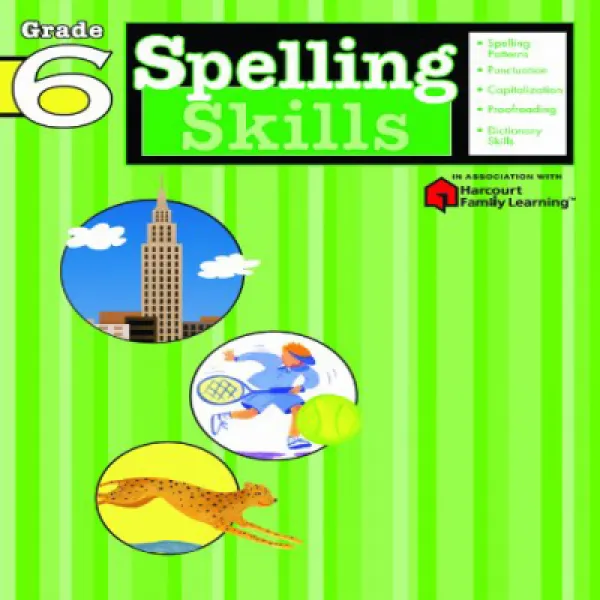 Spelling Skills: Grade 6 (Flash Kids Harcourt Family Learning) 철자법 : 6 학년 (Flash Kids Harcourt 가족 학습, 1