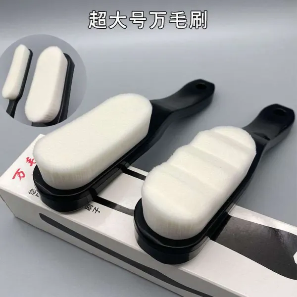 브러시 실리콘 타입 슬랍 천만 털 빠지지 색상이변하지않음 가방 풀에 색칠하다 가다 되돌아오다 알칼리 4697463604, 일대 검은 금 상고머리 _일대 검은