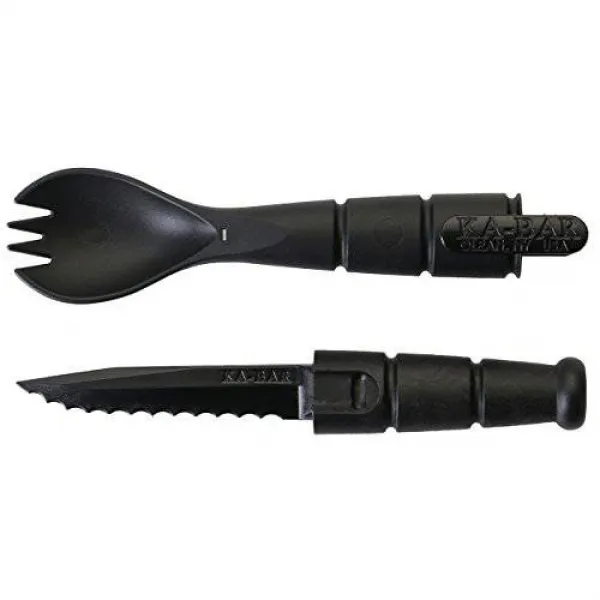 KA-BAR 전술적 스포크 9909-4 팩 KA-BAR Tactical Spork 9909-4 Pack