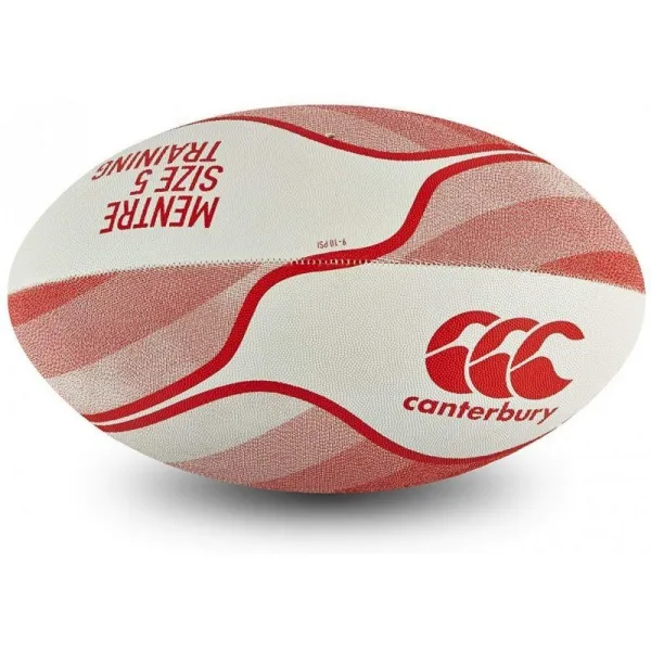 캔터베리 럭비 공 연습용 5 호 흰색 빨간색 CANTERBURY THRILLSEEKER CLASSIC BALL WHITE / RED [병행 수