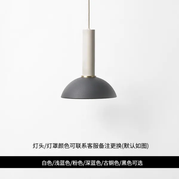HEYAN 북유럽 미니멀 조명 샹들리에 덴마크 로프트 스타일 바 카운터 레스토랑 테이블, C 긴 램프 홀더 흰색 + 검은 색 (다른 색상은 언급 할 수 있음)