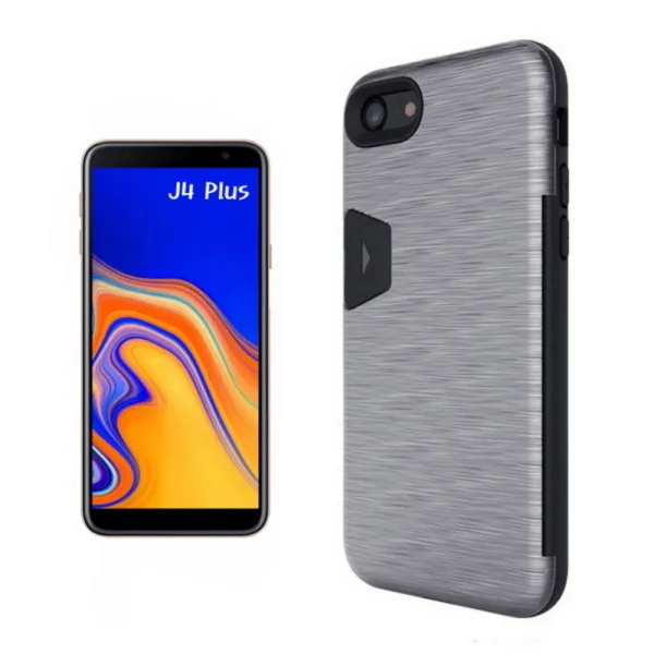  바보사랑 갤럭시j4플러스 크레이지 카드 범퍼케이스 Sm J415 색상선택:실버 상세 설명 참조