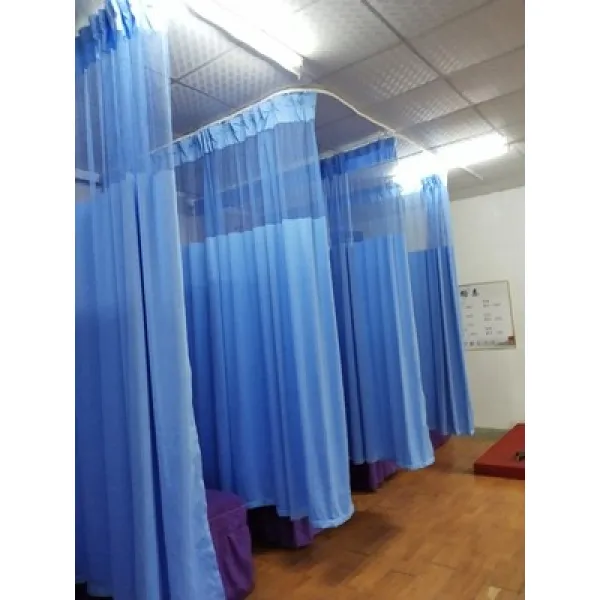 암막커튼 미용실용 칸막이커튼 약국 병원 커튼 머튼 요양원 방 U형질 커튼두꺼운 녹슬지않는 인, C04-네이비