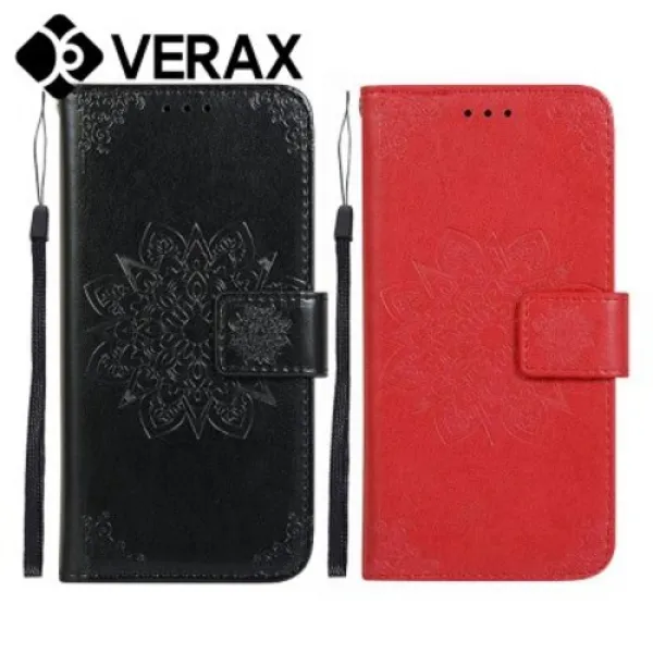  텐바이텐 아이폰11프로 플라워 패턴 커버 가죽 케이스 P293_ 1932798 옵션선택 아이폰11프로 P293:블랙