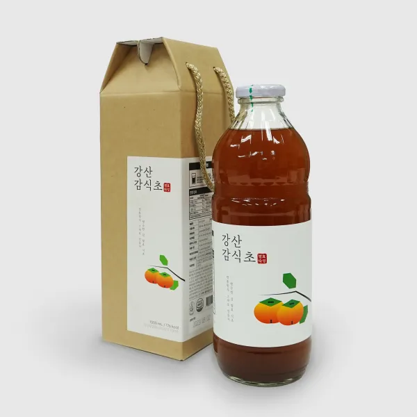 강산농원 강산 국내산 보성 감 4년이상 발효 국내산 감식초 1리터 1개 1l