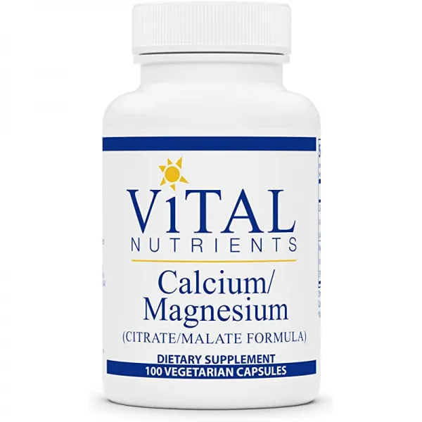 Calcium Magnesium Citrate Malate 심혈관계 근육과 뼈는 병당 100개의 채식 캡슐을 지지한다, 상세페이지 참조, 상세페이지 참조