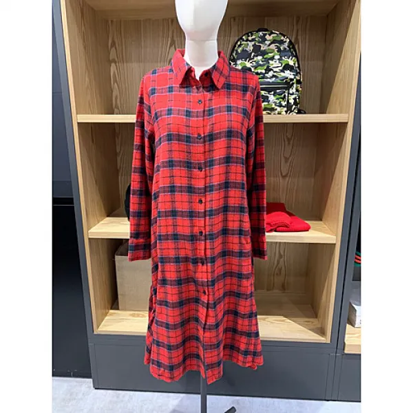  Lap Lap 랩 체크 맥시 롱 원피스 Ah4wob81