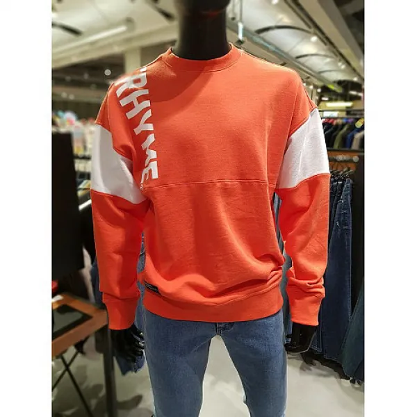 겟유즈드 Ak수원점 겟유즈드 유니소매블럭 맨투맨 Akns Ctm706m