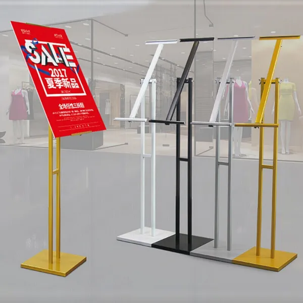 양면 Kt 판 전시 대 Pop 지지대 포스터 프레임 승강 걸 기 프레임 광고 스탠드 광고 스탠드 경사 면 Kt 판 전시 대 마력 블랙