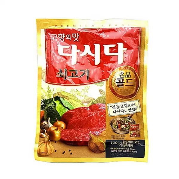 8du쇼핑nw7sov1355 CJ 제일제당 명품골드 쇠고기 다시다 100g 40개, 단일 수량