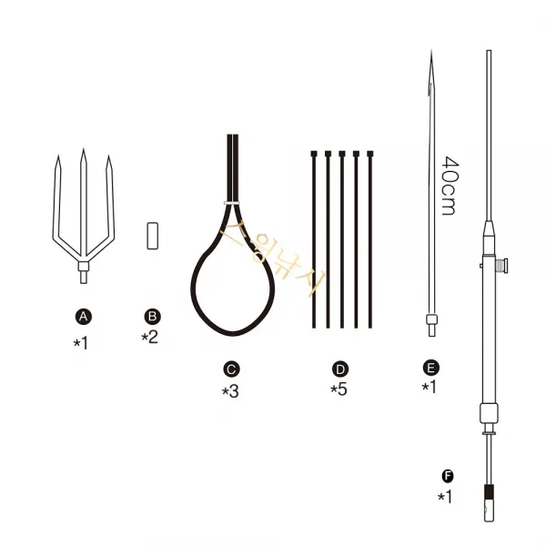 반자동작살 다이빙작살 스테인레스반자동작살, 상품5