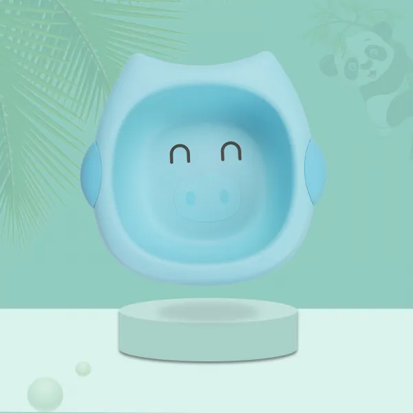 세숫대야 임산부 산모 산후 전용 세면대 접이식 작은대야 pp여자 대야 여학생 여성 하반신, T03-블루 귀요미 귀여운아기돼지, 기본