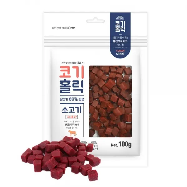 피디엠에스샵_코기홀릭_소고기 100g+pdms픞, ★이상품만족해요!!, ★이상품만족해요!!