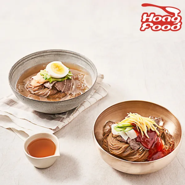 홍푸드 메밀 칡 함흥 냉면 쫄면 10인분 2kg, 칡냉면 10인분, 양념 비빔장 10봉지