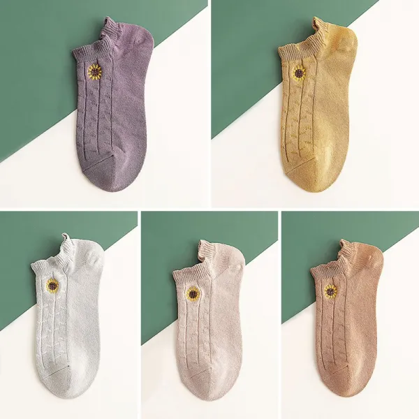 랑사 단말 슬림 여 인스 조 봄여름 라이트 입 정소면 애망 레드 낮 방 히든 보트 양말 n