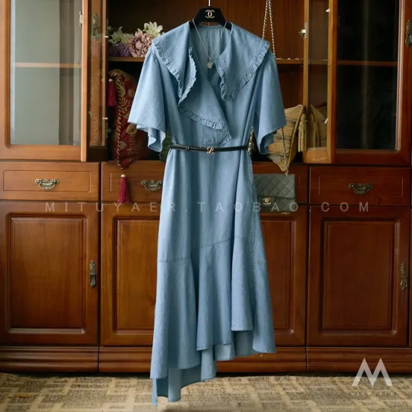 도르가스토리 무드 너 의 자세 삿대질하는 계단 페블럼라인 빅 칼라 비스듬히 늘어지다 디자인 감각 이지