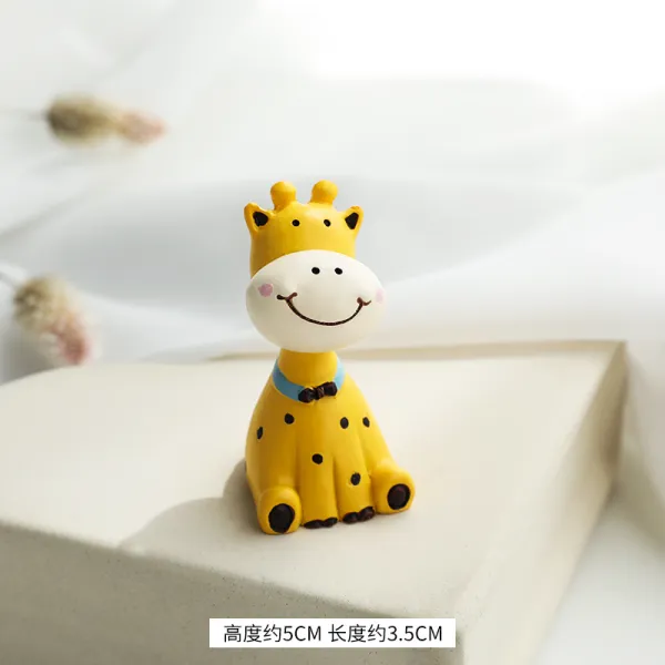 수 클래스 자동차 안 진열 장식품 여신 타입 큐트 애니메이션 숏 차량탑재 차위 센터 멍멍한, 긴 목 사슴 교장