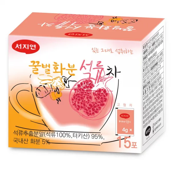 도깨비천국 서지연 꿀벌화분석류차 15포(가루차) /터키산석류 (ㅗㅠㅜㅍ횼^ㅇ), 도깨비천국 1