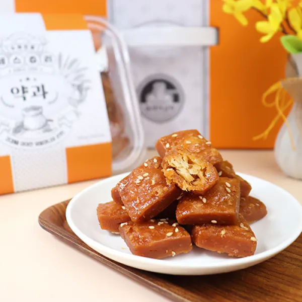 밀레의공방 페스츄리약과 500g 모약과 수제약과 전통 개성약과, 500g, 2개