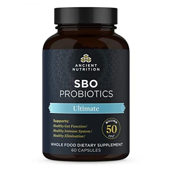 SBO Probiotics Ultimate 서빙 당 500 억 CFU * 소화 및 면역 지원 토양 기반 유기체 및 유기 발효 식물 혼합, 단일상품, 단일상품