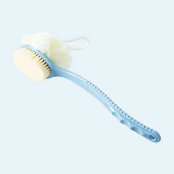 2in1 셀프 바디 샤워볼 샤워브러쉬, 블루