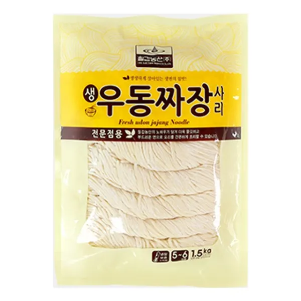 칠갑농산 생우동짜장사리 1.5kg 우동면 생우동면우동 우동사리 우동 면, 1개