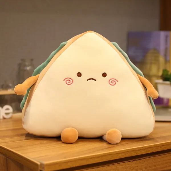 PUSHPUSH 고급 거실 쇼파 커버 베개 쿠션 샌드치 베이커리 침대 소파 라지, 빅 사이즈 샌드치 80*70*30센티