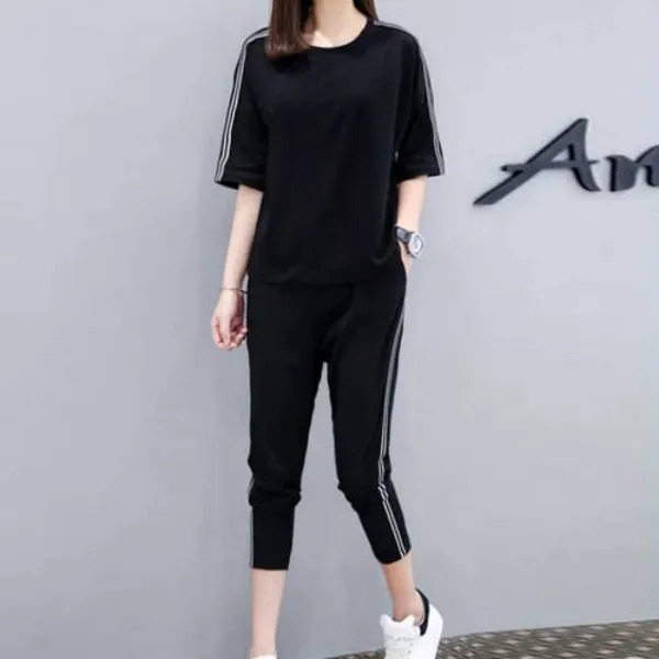 가바바 여성 트레이닝복 세트 투피스 심플함에 반했어요 여름 트레이닝복 세트 G37253