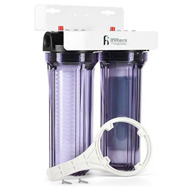 iFilters Whole House 2 단계 퇴적물 녹 및 CTO 필터 AP110 및 AP117 호환