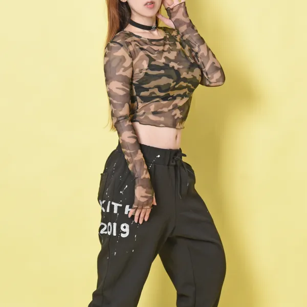 제이예나 손토시밀리망티 줌바댄스복 방송댄스복 에어로빅복 섹시크롭탑 섹시댄스복