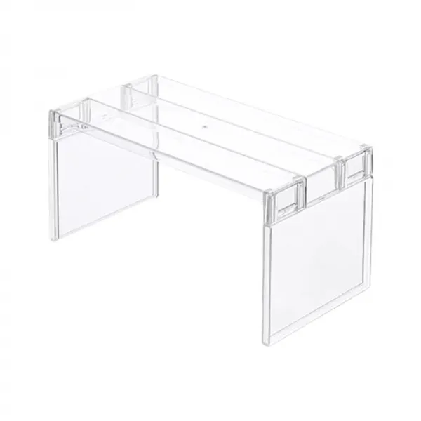 SJSHOP 명확한 냉장고 내각 저장 선반 선반 건장한 공간 절약을 빨리 말립니다