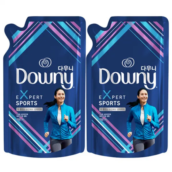 P&G 다우니 엑스퍼트 스포츠 고농축 섬유유연제 700ml, 2개