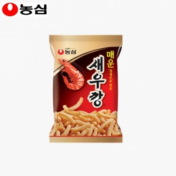 Mdg1977 매운새우깡 90g X 10봉기획세트 생새우로만든 고소한새우스낵 계속손이가는 어린이간식 단체간식 매운새우깡/생새우로만든/고소한새우스낵/계속손이가는 1개