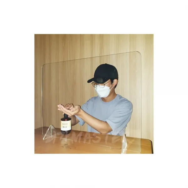 투명 칸막이 비말차단 안전 가림막 회의실 접수처 1인 안티 창구형3T